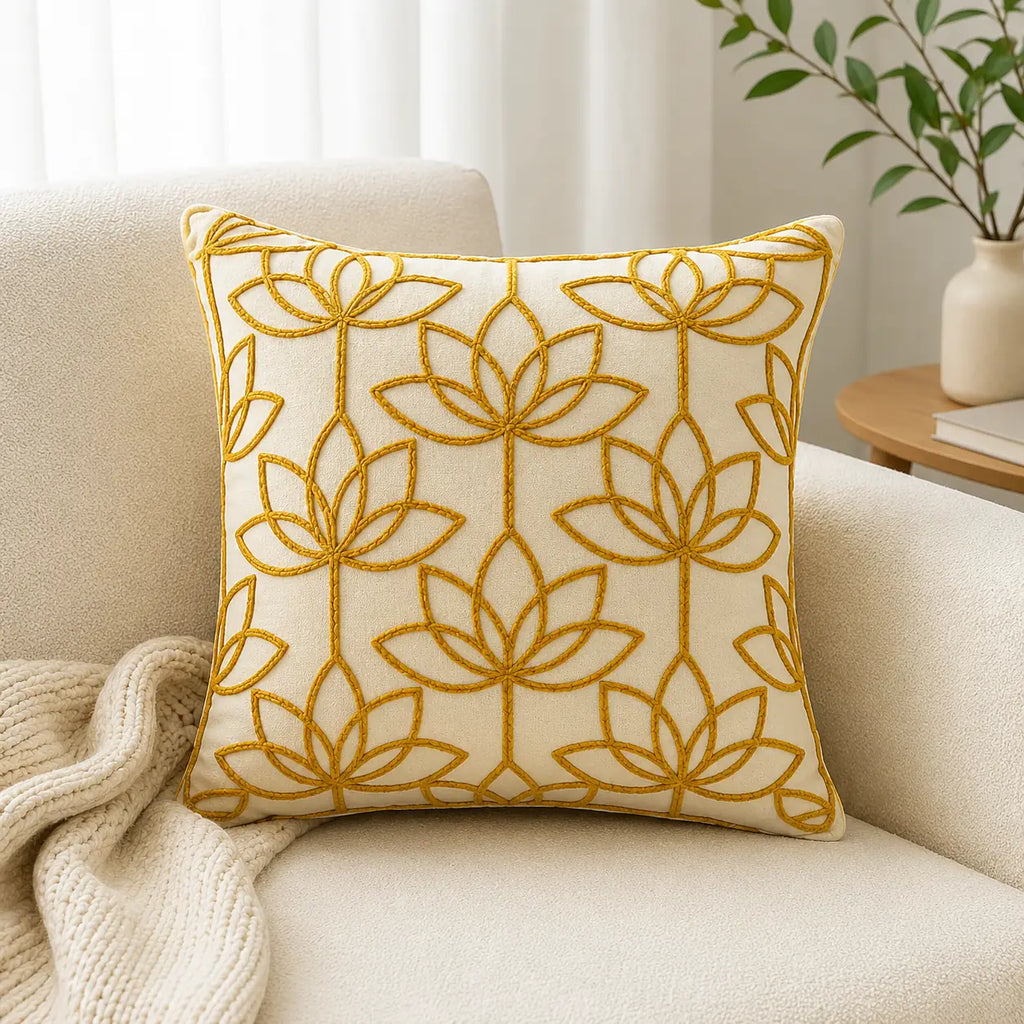 Lotus bloom - Cushion Cover