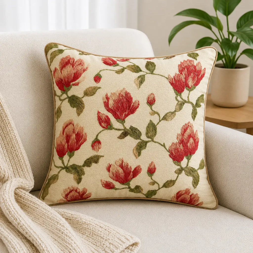 Ruby Rose - Premium Cushion Cover