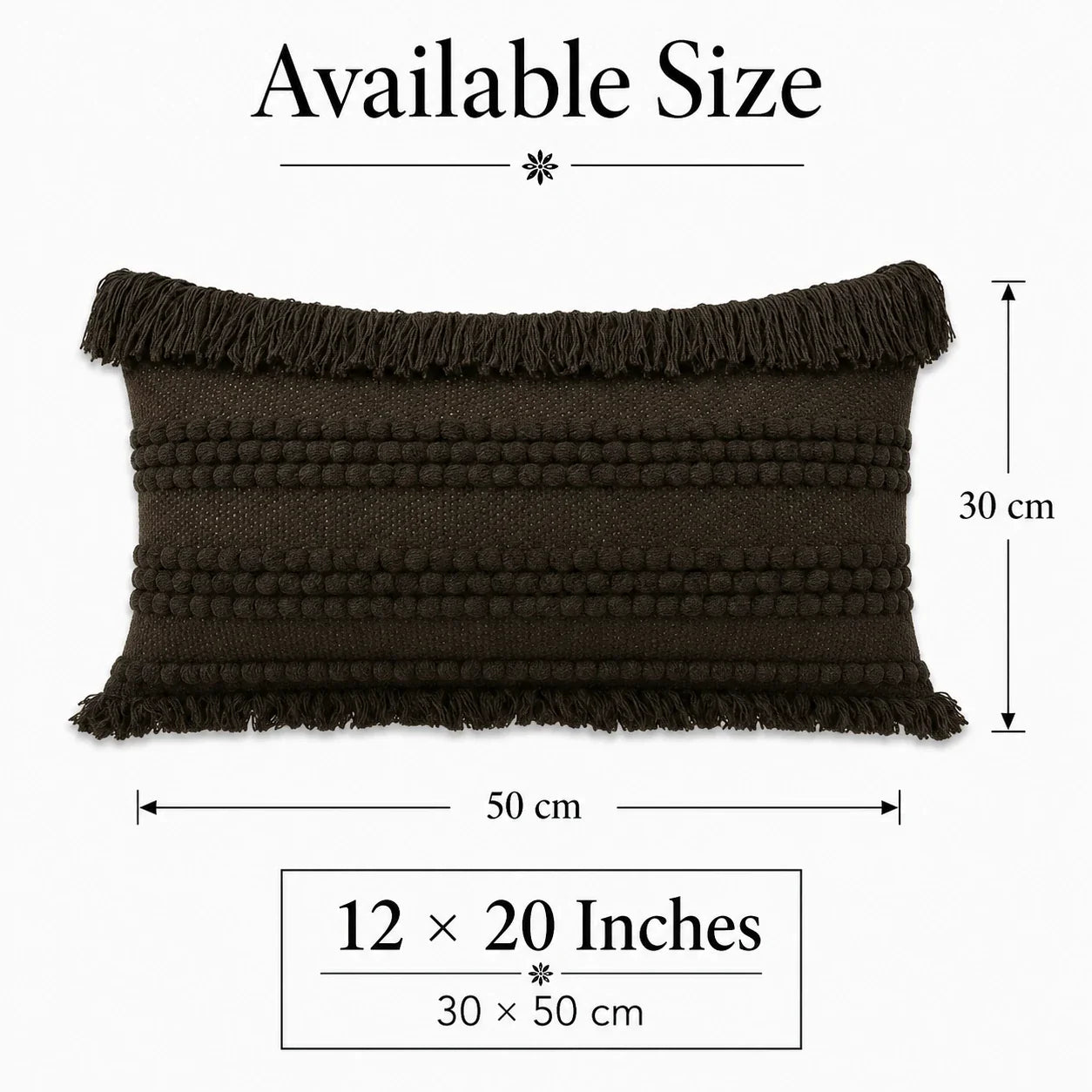 Dark fringe - Premium Lumbar Cover 12x20