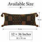 Designer Lumbar Cushion Cover 12x36 | Buy Cushions Online