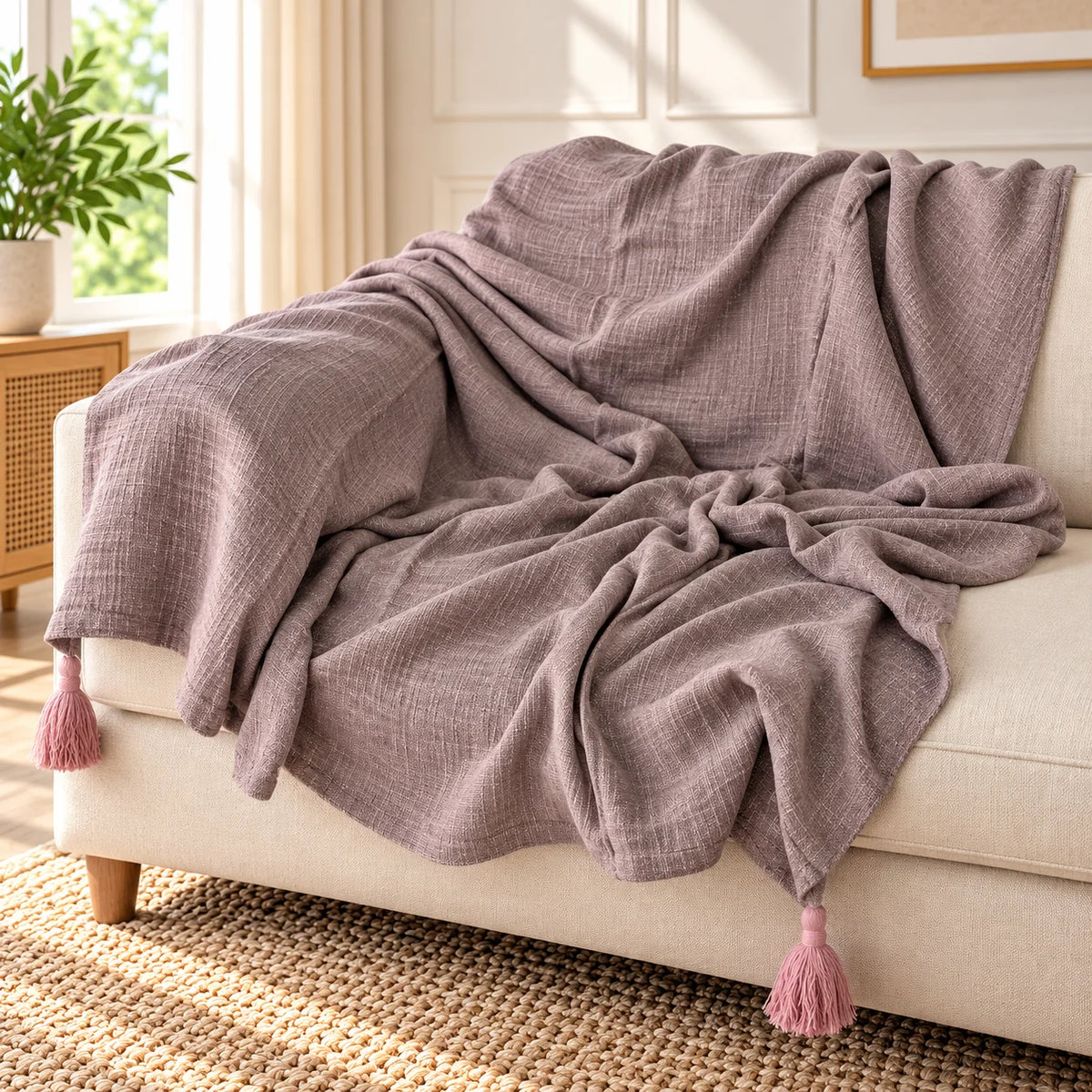 Sofa Throw Blanket 127cm X 152cm (50" X 60")