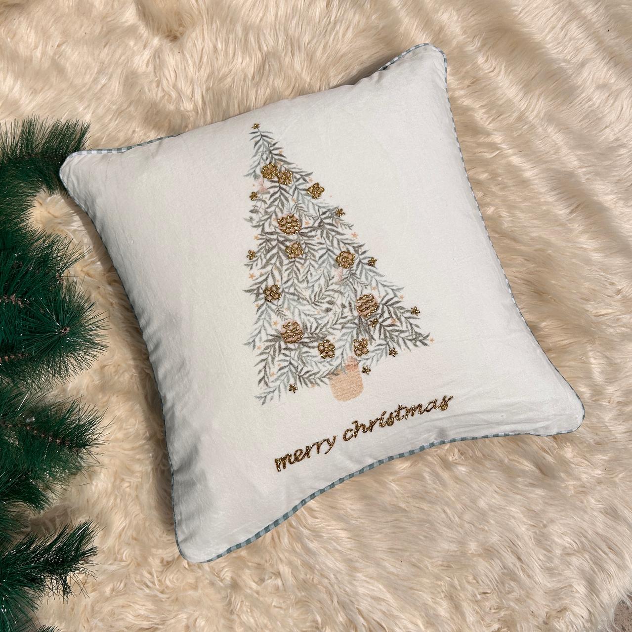 Cotton Printed Cushion Cover, 50cm X 50cm (20" X 20")