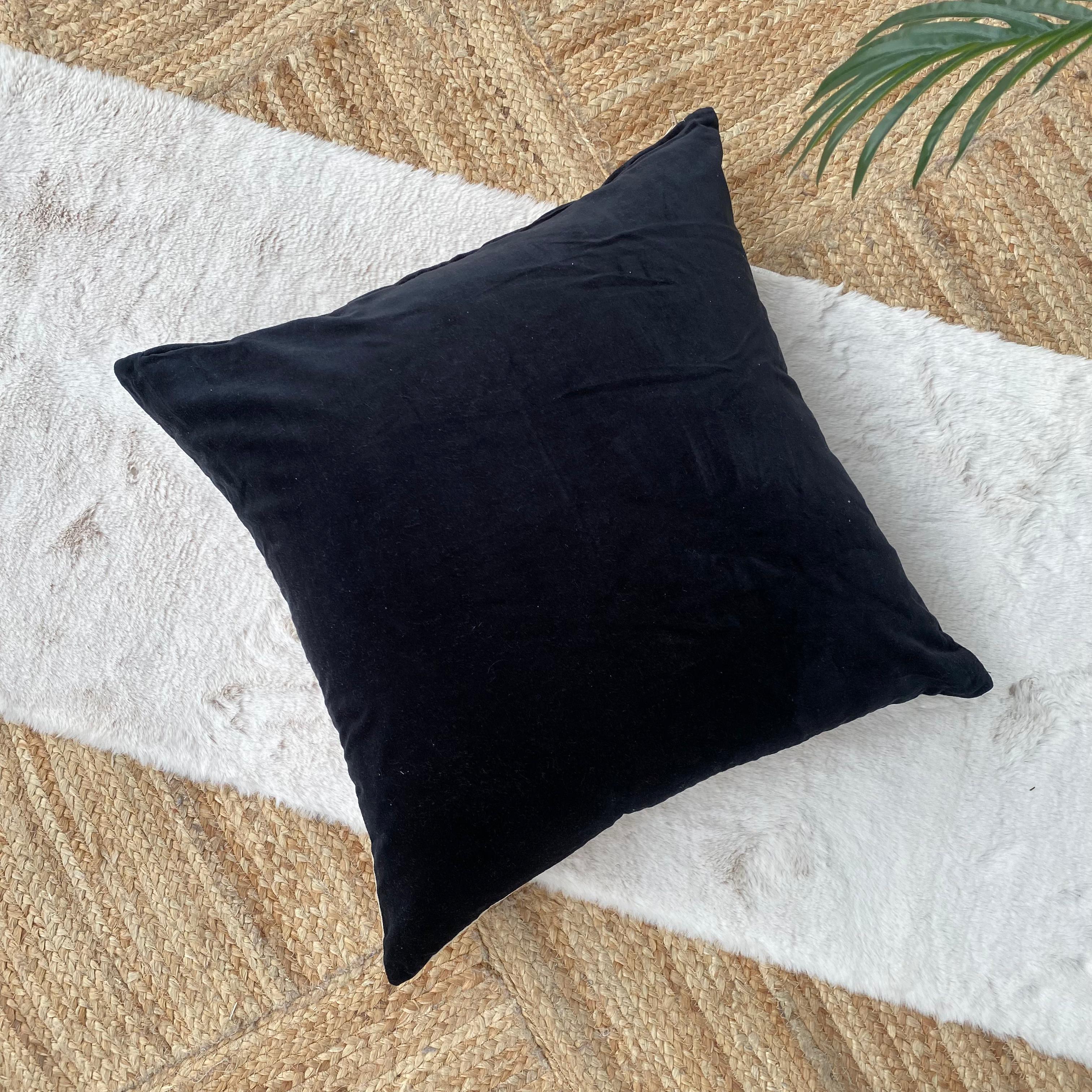 Export House Velvet Plain Cushion Cover -  Size:55cm X 55cm (22" X 22")