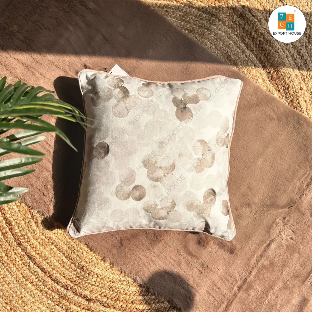 Cotton Printed Printed Cushion Cover, Size:40cm X 40cm (16" X 16")