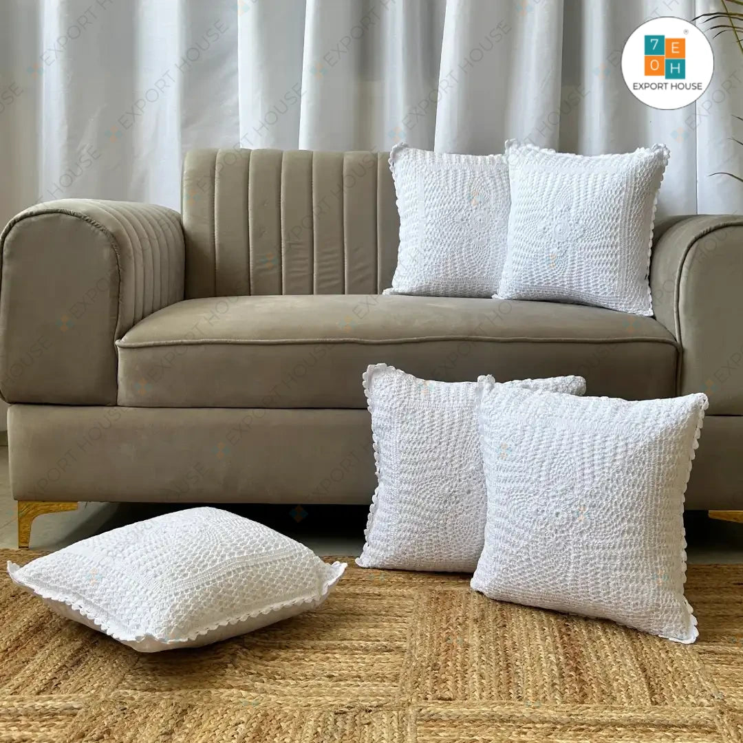 Export House Premium Cotton Croatia Cushion Cover - Size:40cm X 40cm (16" X 16")