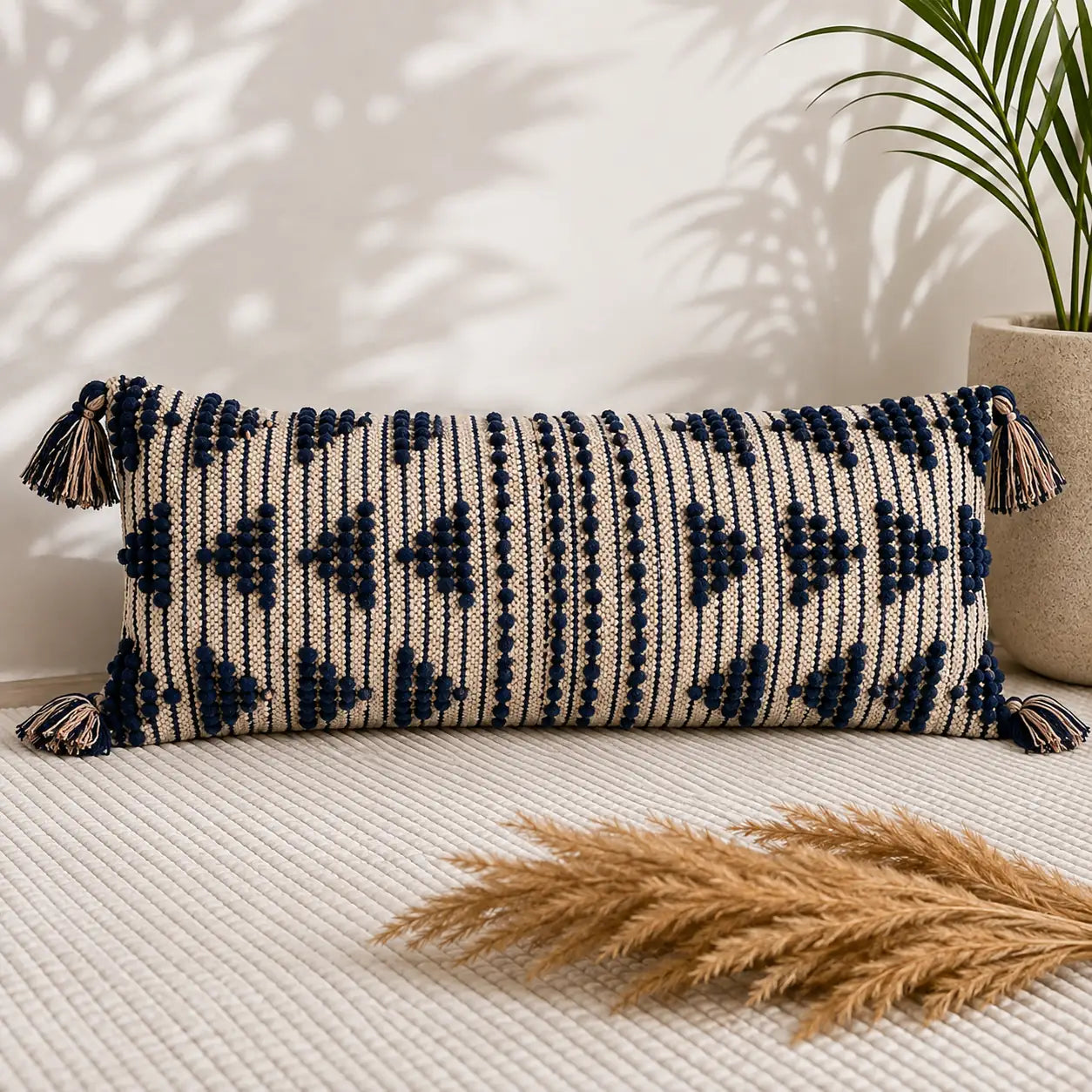 Designer Lumbar Cushion Cover 12x36 | Buy Cushions Online