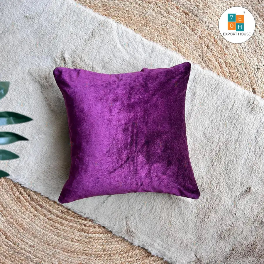 Export House Cotton Embroidered Cushion Cover -  Size:40cm X 40cm (16" X 16")