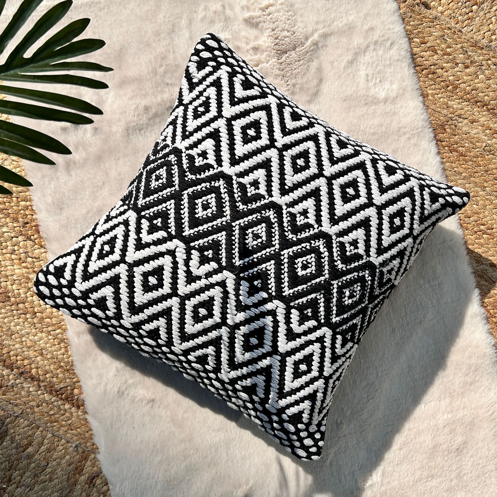 Boho Cushion Cover, 45cm x 45cm (18" x 18")