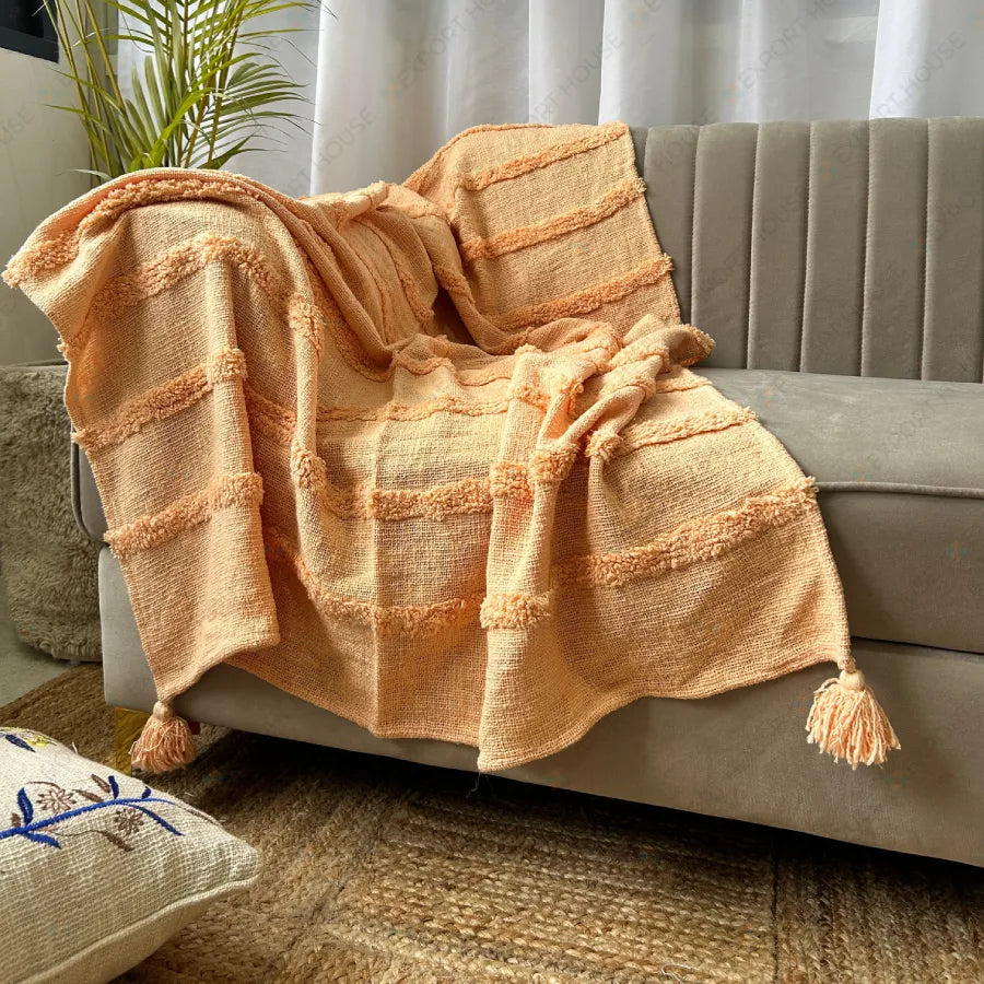 Soft Cotton Unique Design Sofa Throw Cover