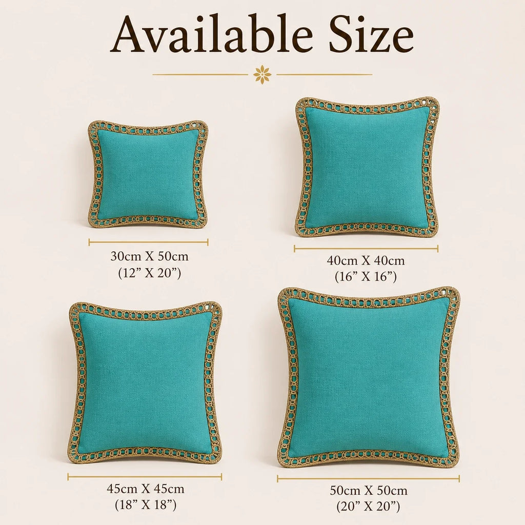 Tropical Turquoise - Premium Cushion Cover