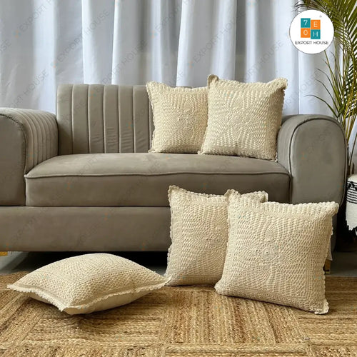 Export House Premium Cotton Croatia Cushion Cover - Size:40cm X 40cm (16" X 16")