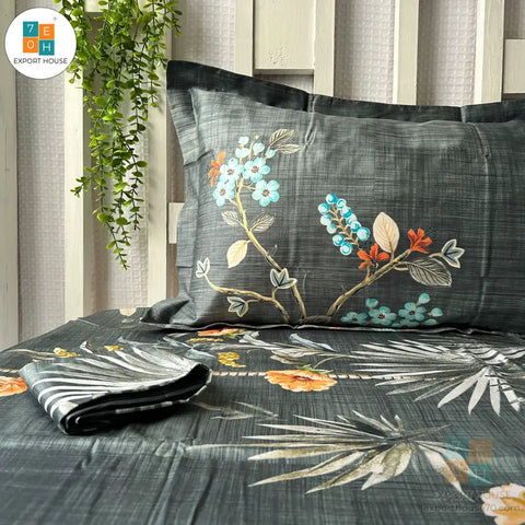 King Size Cotton Bedsheet 108x108 | Embellish Collection