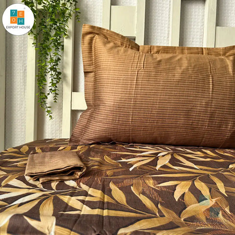 King Size Cotton Bedsheet 108x108 | Embellish Collection