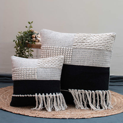 Boho Cushion Cover Size: 40cm X 40cm (16" X 16"), 60cm X 60cm (24" X 24") Material: Cotton Style: Boho in just Rs. 400.00, (Premium Cushion Cover by Export House )