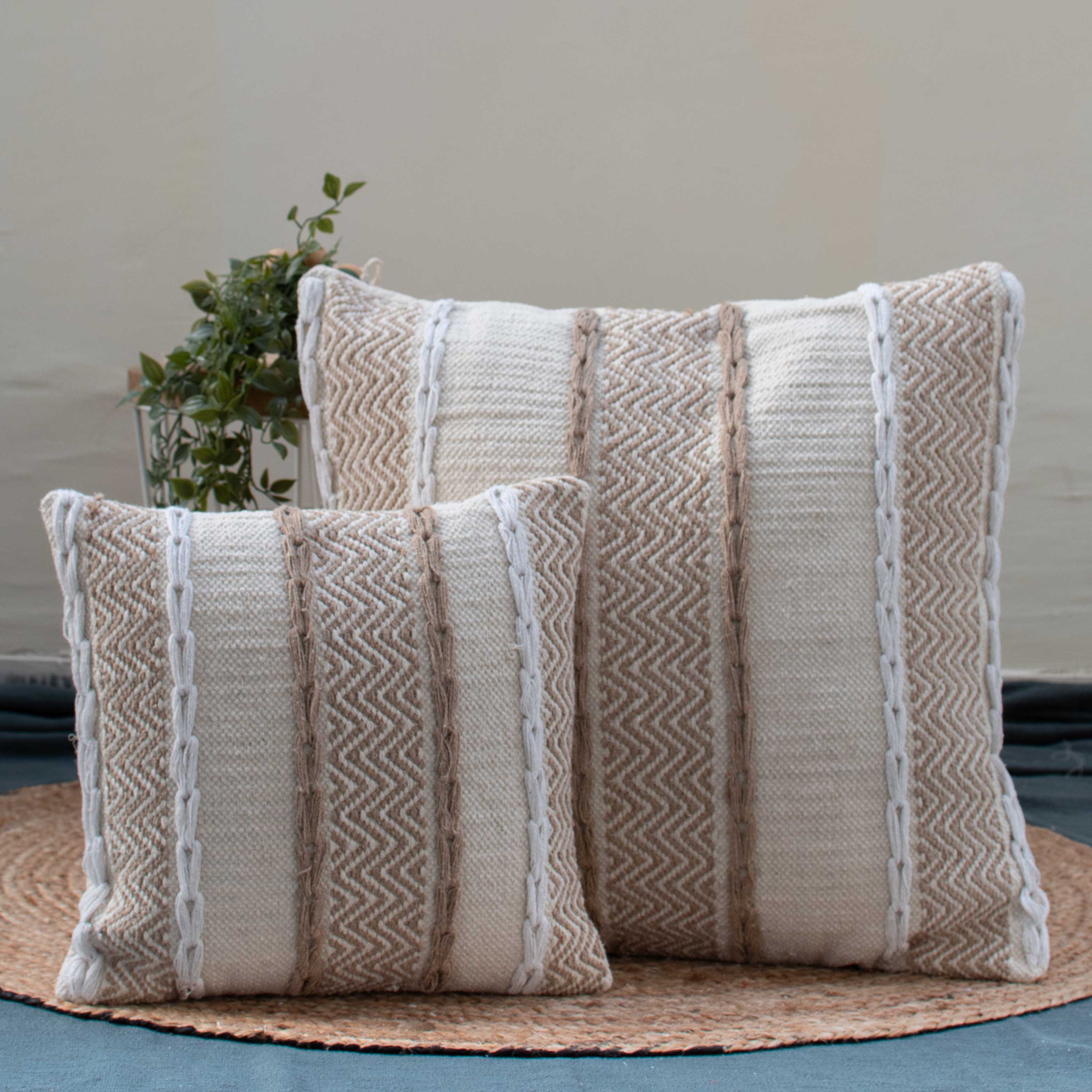 Boho Vibes: 16x16 Inch Cotton Cushion Cover for Cozy Living | Export House