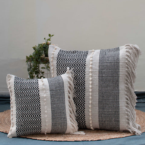 Boho Cushion Cover Size: 40cm X 40cm (16" X 16"), 60cm X 60cm (24" X 24") Material: Cotton Style: Boho in just Rs. 400.00, (Premium Cushion Cover by Export House )