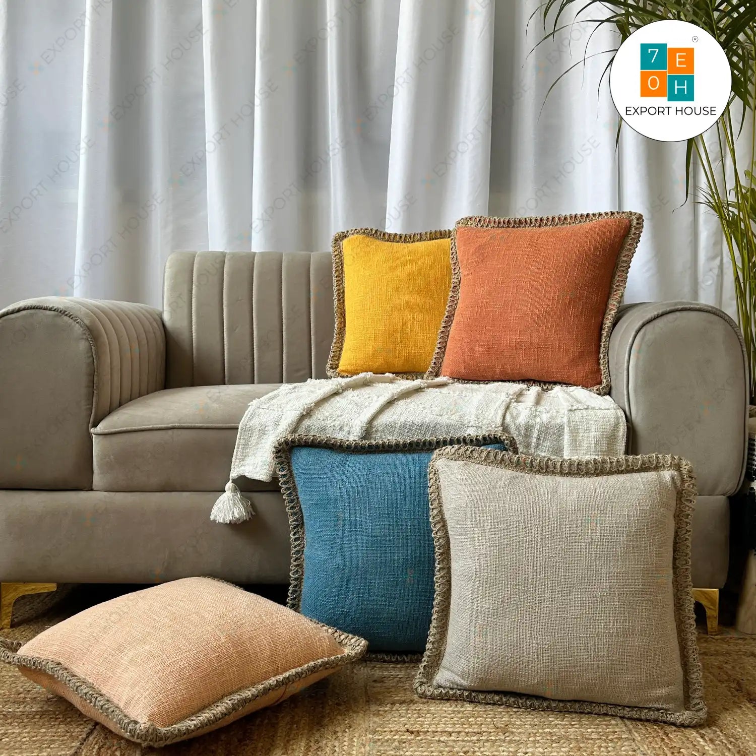 Buy Cushion Covers Online in India | Export House