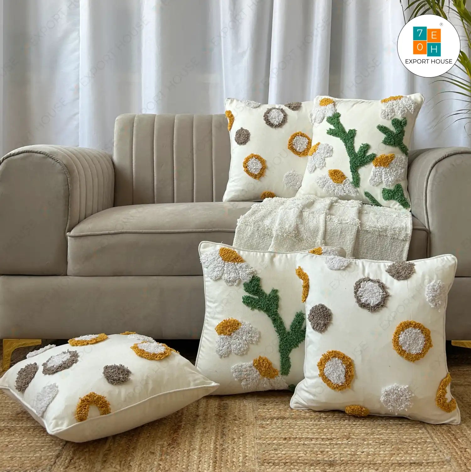 Buy Cushion Covers Online in India | Export House Collection