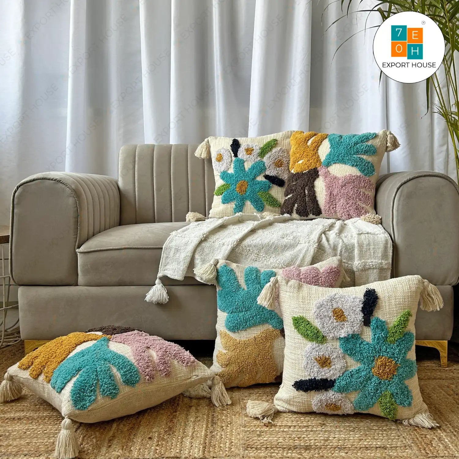 Buy Cushion Covers Online | Export House India