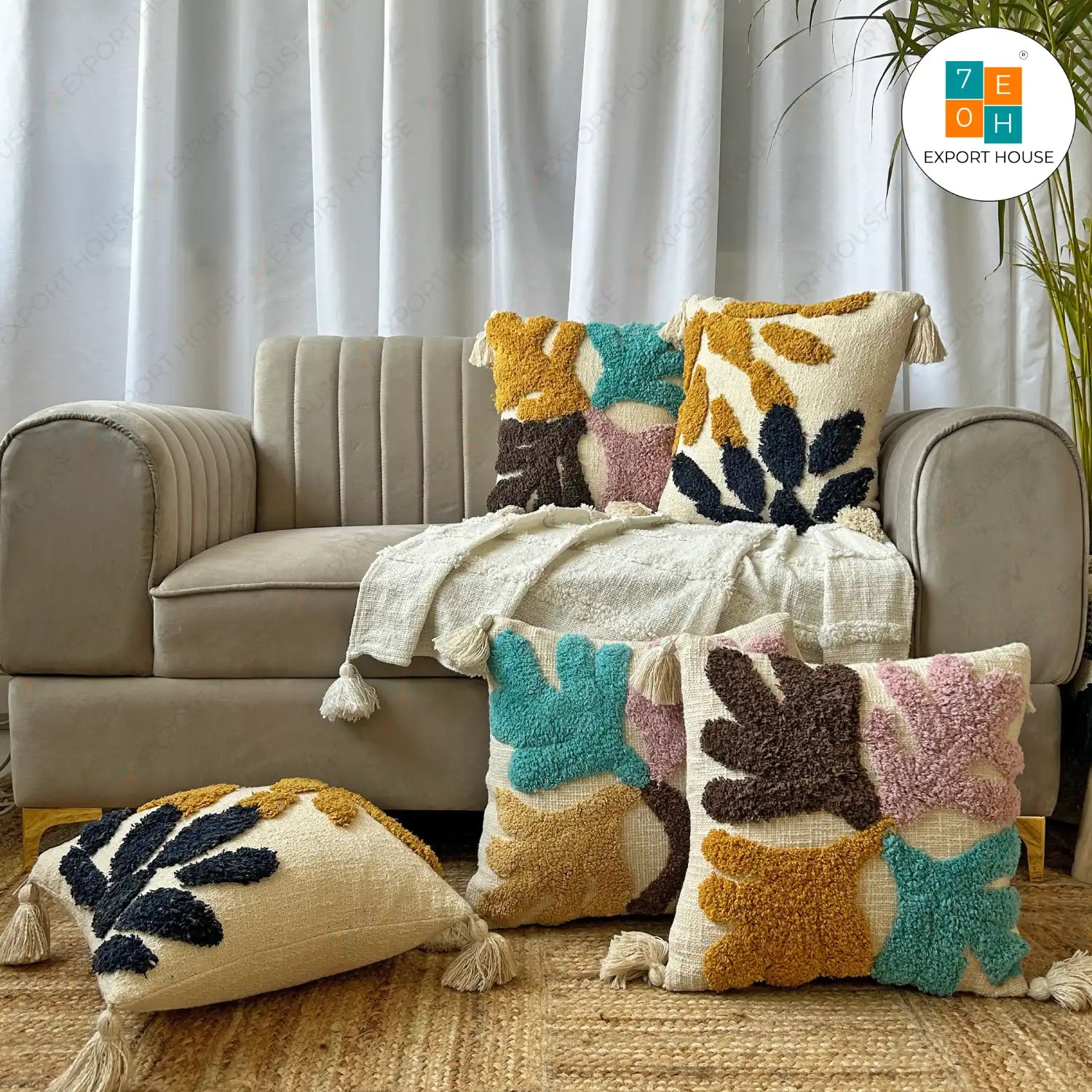 Buy Cushion Covers Online | Export House India