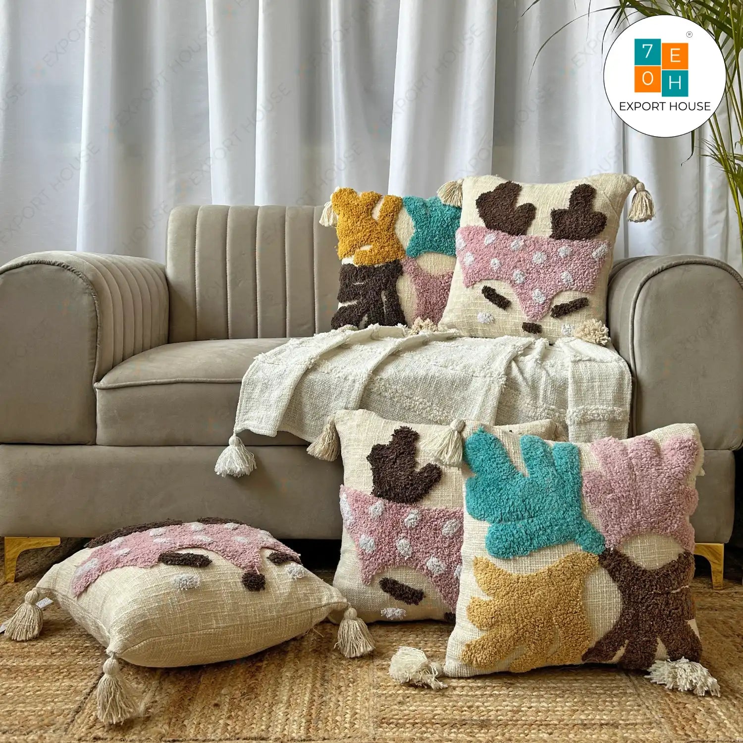 Buy Cushion Covers Online | Export House India