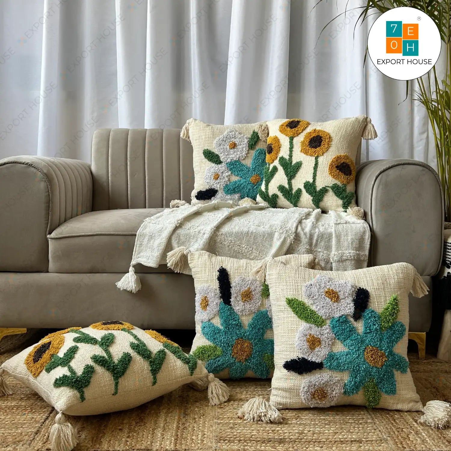 Buy Cushion Covers Online in India | Export House