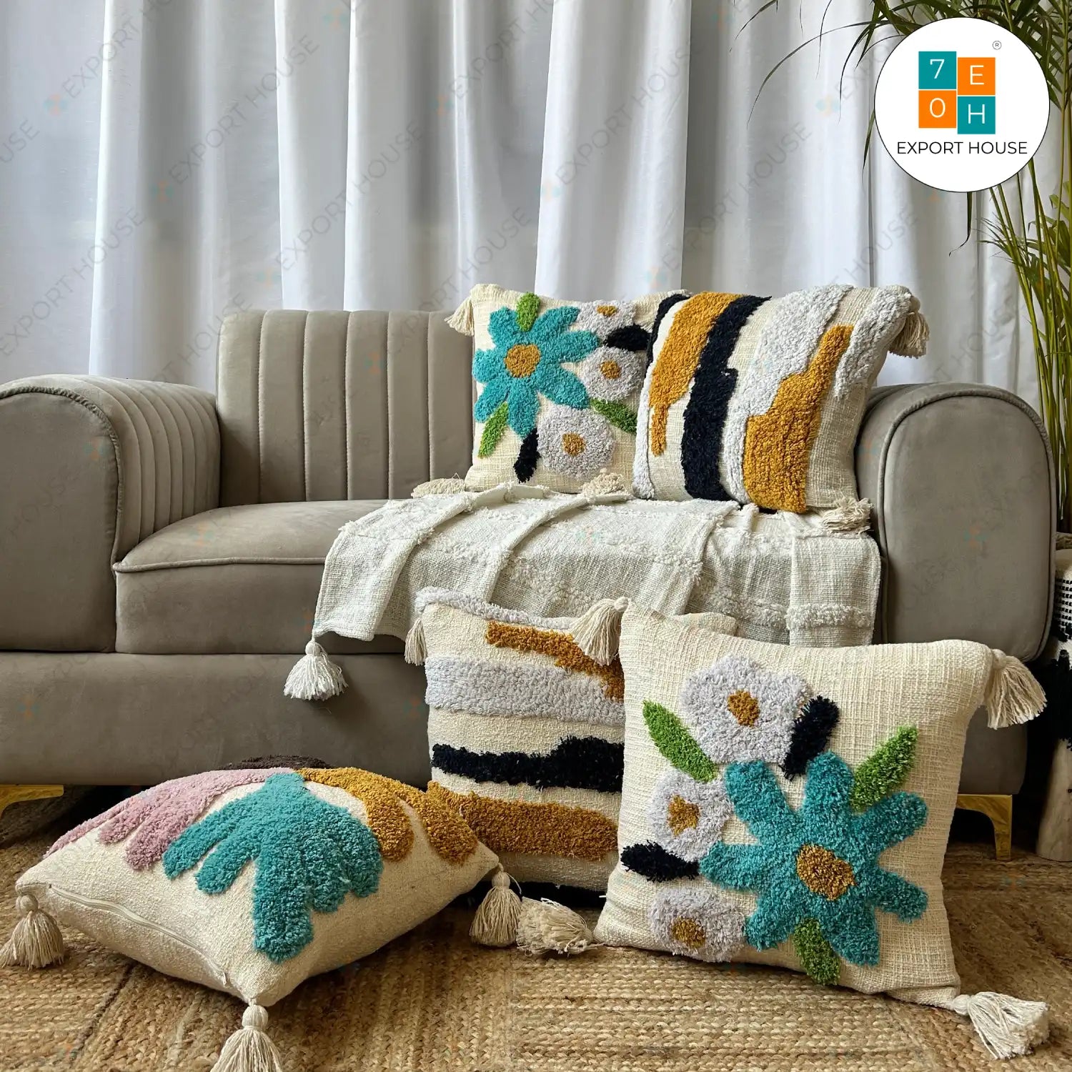 Buy Cushion Covers Online from Export House in 2024