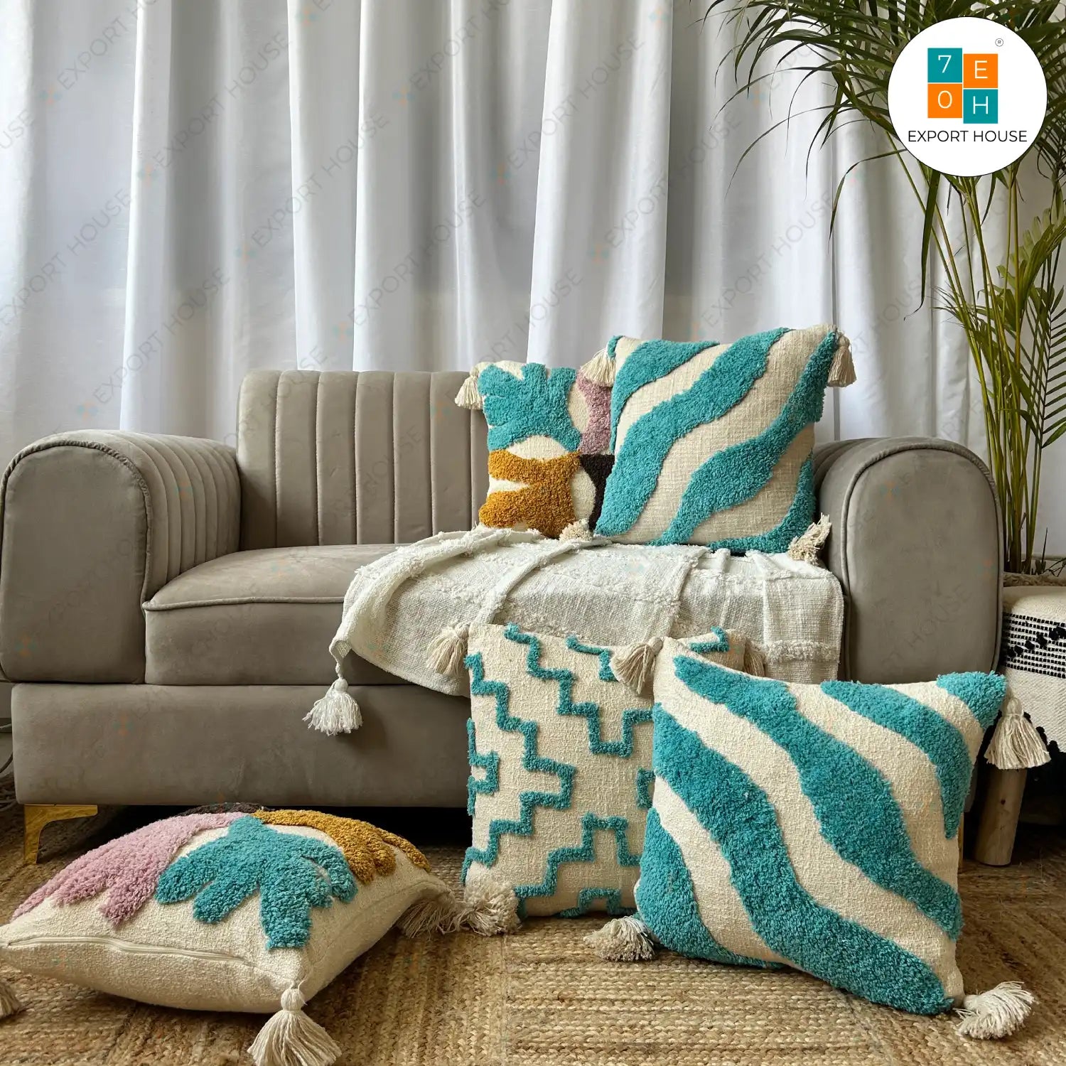 Buy Cushion Covers Online | Export House India