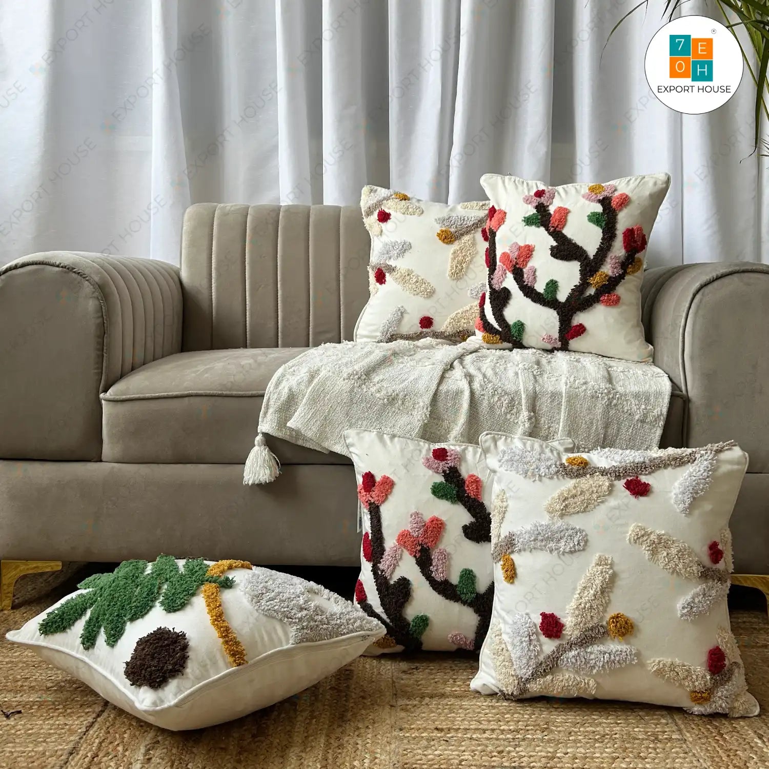 Buy Cushion Covers Online | Export House India