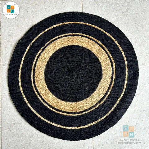 Create a Warm Ambiance with a 36-Inch Round Jute Rug